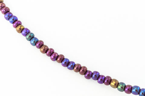 6/0 Opaque Purple AB Seed Bead (40 Gm, 1/2 Kilo) #CSB215-General Bead