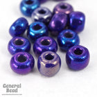 6/0 Opaque Midnight AB Seed Bead (40 Gm, 1/2 Kilo) #CSB216-General Bead