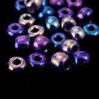 11/0 Opaque Midnight AB Czech Seed Bead (1/2 Kilo) #BL498