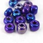 11/0 Opaque Midnight AB Czech Seed Bead (1/2 Kilo) #BL498