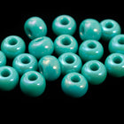 11/0 Opaque Green Turquoise AB Czech Seed Bead (1/2 Kilo) #BL496