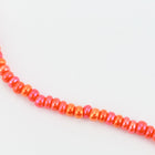 11/0 Opaque Orange AB Czech Seed Bead (1/2 Kilo) #BL627