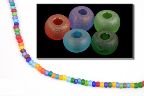 8/0 Matte Cosmic Multi-Color Seed Bead (1/4 Kg) #CSD125