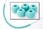 6/0 Matte Opaque Turquoise Seed Bead (40 Gm, 1/2 Kilo) #CSB257-General Bead