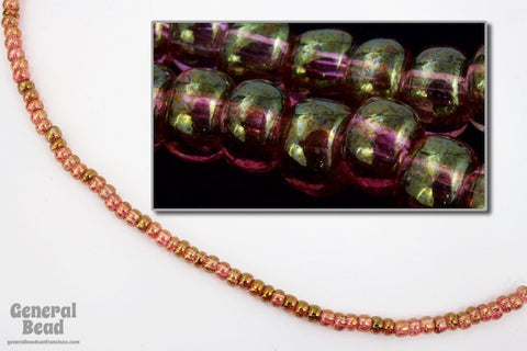 6/0 Gold Luster Rose Seed Bead (20 Gm, 1/2 Kilo) #CSB281-General Bead