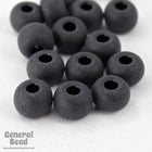 6/0 Matte Black Seed Bead (40 Gm, 1/2 Kilo) #CSB288-General Bead