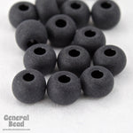 6/0 Matte Black Seed Bead (40 Gm, 1/2 Kilo) #CSB288-General Bead