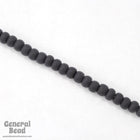 6/0 Matte Black Seed Bead (40 Gm, 1/2 Kilo) #CSB288-General Bead