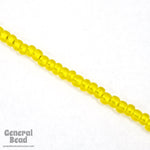 6/0 Matte Silver Lined Yellow Seed Bead (20 Gm, 1/2 Kilo) #CSB292-General Bead