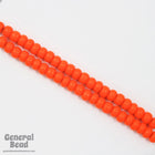 6/0 Opaque Orange Seed Bead (40 Gm, 1/2 Kilo) #CSB303-General Bead