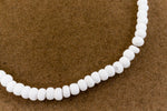 6/0 Matte Opaque White Seed Bead (40 Gm, 1/2 Kilo) #CSB316-General Bead
