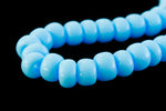 6/0 Opaque Sky Blue Seed Bead (40 Gm, 1/2 Kilo) #CSB318-General Bead