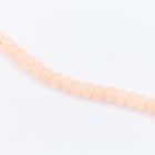 6/0 Apricot Opal Czech Seed Bead (20 Gm, 1/2 Kilo) #CSB322-General Bead