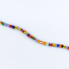 6/0 Circus Stripes Czech Seed Bead (20 Gm, 1/2 Kilo) #CSB326-General Bead