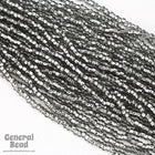 10/0 Silver Lined Black Diamond Czech Seed Bead (10 Gm, Hank, 1/2 Kilo) #CSC002-General Bead