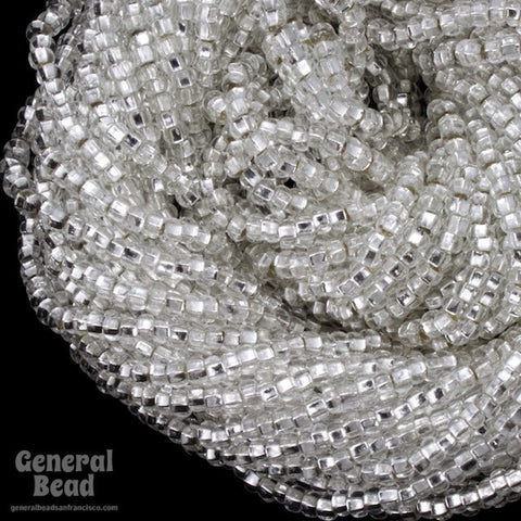 10/0 Silver Lined Crystal Czech Seed Bead (10 Gm, Hank, 1/2 Kilo) #CSC009-General Bead