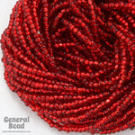 10/0 Silver Lined Red Czech Seed Bead (10 Gm, Hank, 1/2 Kilo) #CSC027-General Bead