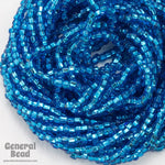 10/0 Silver Lined Turquoise Czech Seed Bead (10 Gm, Hank, 1/2 Kilo) #CSC032-General Bead