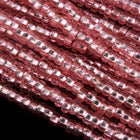 8/0 Silver Lined Old Rose Czech Seed Bead (20 Gm, 1/2 Kilo) #CSD100-General Bead
