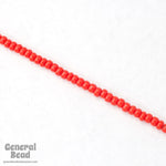 8/0 Opaque Chinese Red Czech Seed Bead (40 Gm, 1/2 Kilo) #CSD003-General Bead