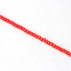 4/0 Opaque Chinese Red Czech Seed Bead (1/4 Kilo) #CSU027
