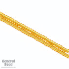 8/0 Transparent Topaz Czech Seed Bead (40 Gm, 1/2 Kilo) #CSD006-General Bead