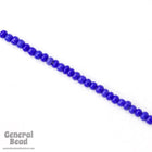 8/0 Opaque Royal Blue Czech Seed Bead (40 Gm, 1/2 Kilo) #CSD007-General Bead