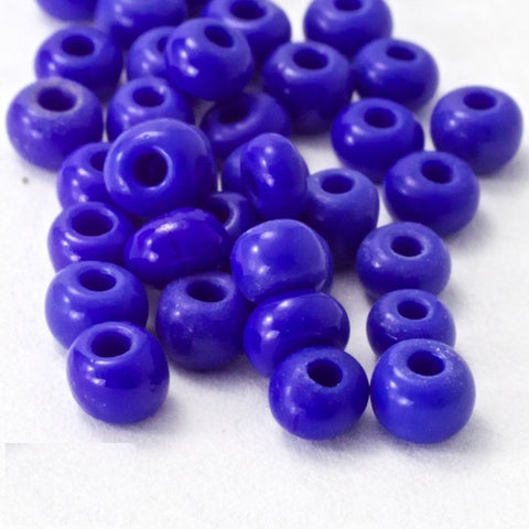 14/0 Opaque Royal Blue Czech Seed Bead (1/2 Kilo) Preciosa #33050