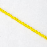 11/0 Opaque Yellow Czech Seed Bead (10 Gm, Hank, 1/2 Kilo) #CSG019-General Bead