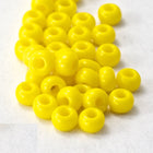 5/0 Opaque Yellow Czech Seed Bead (40 Gm, 1/2 Kilo) #CSA006-General Bead