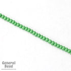 8/0 Opaque Leaf Green Czech Seed Bead SOLD OUT-General Bead