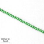 8/0 Opaque Leaf Green Czech Seed Bead SOLD OUT-General Bead