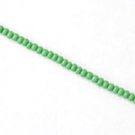 5/0 Opaque Leaf Green Czech Seed Bead (40 Gm, 1/2 Kilo) #CSA004-General Bead