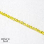 8/0 Transparent Yellow AB Czech Seed Bead (20 Gm, 1/2 Kilo) #CSD032-General Bead