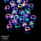 8/0 Transparent Light Sapphire AB Czech Seed Bead (40 Gm, 1/2 Kilo) #CSD033-General Bead