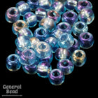 8/0 Transparent Aqua AB Czech Seed Bead (40 Gm, 1/2 Kilo) #CSD043-General Bead
