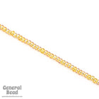 8/0 Transparent Topaz AB Czech Seed Bead (40 Gm, 1/2 Kilo) #CSD051-General Bead