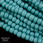 8/0 Opaque Turquoise Czech Seed Bead (40 Gm) #CSD054-General Bead