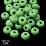 8/0 Opaque Lime Green Czech Seed Bead (40 Gm, 1/2 Kilo) #CSD055-General Bead