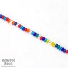 8/0 Transparent Multi-Color Mix Czech Seed Bead (40 Gm, 1/2 Kilo) #CSD060-General Bead