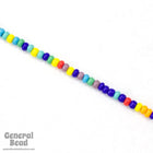 8/0 Opaque Multi-Color Mix Czech Seed Bead (40 Gm, 1/2 Kilo) #CSD061-General Bead