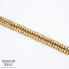 8/0 Metallic Gold Czech Seed Bead (20 Gm, 1/2 Kilo) #CSD092-General Bead
