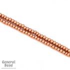 8/0 Metallic Light Copper Czech Seed Bead (20 Gm, 1/2 Kilo) #CSD093-General Bead