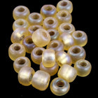6/0 Matte Silver Lined Topaz Czech Seed Bead (1/2 Kilo) #BL1088