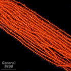 10/0 Transparent Orange Czech Seed Bead (10 Gm, Hank, 1/2 Kilo) CSF024-General Bead