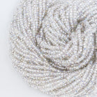 10/0 Silver Lined Crystal AB Czech Seed Bead (10 Gm, Hank, 1/2 Kilo) #CSF032-General Bead