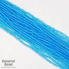 10/0 Transparent Aqua Czech Seed Bead (10 Gm, Hank, 1/2 Kilo) #CSF049-General Bead