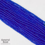 10/0 Transparent Capri Blue Czech Seed Bead (10 Gm, Hank, 1/2 Kilo) #CSF067-General Bead
