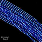 10/0 Transparent Capri Blue Czech Seed Bead (10 Gm, Hank, 1/2 Kilo) #CSF067-General Bead