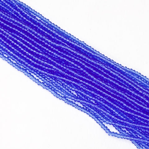 12/0 Transparent Light Sapphire Czech Seed Bead (1/2 Kilo) Preciosa #30030